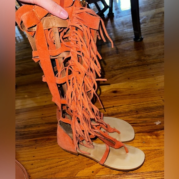 Fringe gladiator sandals - Picture 1 of 4